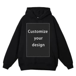 Customized Design Hoodie HD DTG Printing Vintage Washed Hooded Sweatshirts Hip Hop Oversized Pullover Harajuku Hoodie Men Cotton