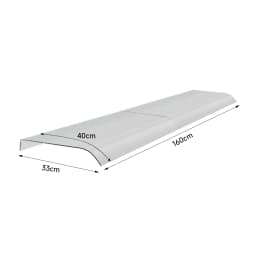 Garden Sanctuary Transparent Window Door Awning Canopy