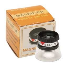 10X Power Stand Magnifier Compact Portable Cylinder Magnifier Desktop Magnifying Glass for Jewelry Appraisal