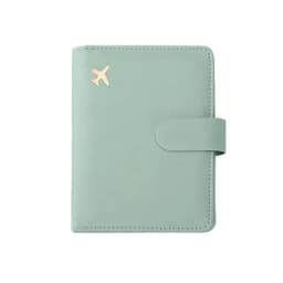 Leather Passport Holder Covers Case Waterproof Travel Credit Card Wallet Cute Passport Book for Women/Men Buckle Passport Cover