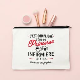 I Am A Top Nurse Print Makeup Bag Travel Neceser Toiletry Organizer Pouch Female Canvas Zipper Cosmetic Bags Best Gift for Nurse