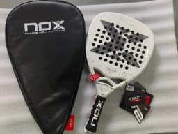 NOX AT10 ML10 3K 12K 18K 2023-2026 Padel Racket Carbon Fiber Surface with EVA Memory Flex Foam Core Lightweight Padel Racquet