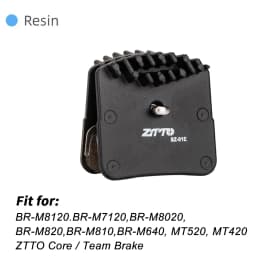 ZTTO MTB Bicycle Cooling Disc Brake Pad Heat Dissipation Ice Tech Resin Bike Hydraulic Oil Caliper Pads SLX Deore XT XTR M8000