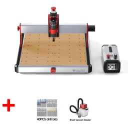 Twotrees TTC450 Ultra High Precision CNC Router 3-Axis/4-Axis Milling Cutting Machine 500W Spindle Carving Metal CNC Engraver