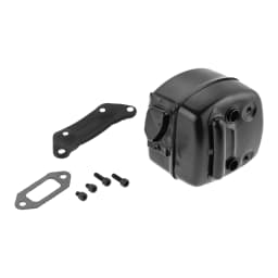 Muffler Exhaust with Muffler Bracket Gasket Screws Kit Fit For Husqvarna 372XP 371 365 362 372 Chainsaw Replace Part 503765302