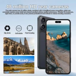 K-Touch Hot Smartphone A17 Pro Max Cell Phone Android 5G 7.3HD 22G+2TB Mobile Phones 16+48MP Dual Sim 7800mAh Unlocked Global Version