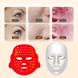 7 Colors Photon Facial LED Mask Red Light Anti-Wrinkle Rejuvenation Skin Care LED Face Mask Beauty SPA Ance Repair Skin Brighten