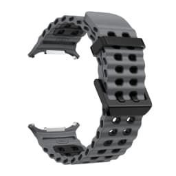 NEW Marine Silicone Strap for Samsung Watch Ultra 47mm Bracelet No Gaps Sport Two-Tone Band for Galaxy 8 Ultra Watchband Straps