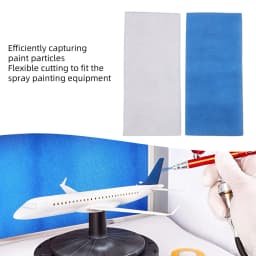 Double Layer Paint Booth Filter Replaceable Airbrush Spray Booth Filter for Painting Craft Tent System Project