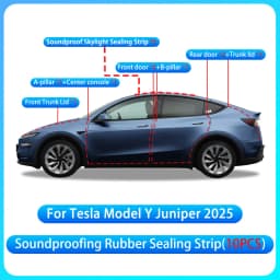 For Tesla Model Y Juniper 2025+ Door Sealing Soundproof Rubber Sealing Strip Sunroof Sealing To Reduce Wind Noise Soundproof Kit