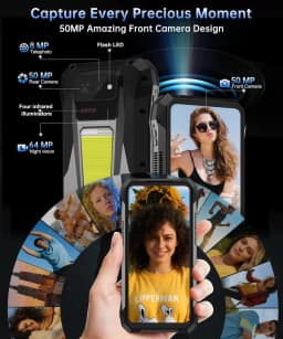 8849 Tank X Unihertz 220 Lumen Projector Rugged Phone Support 1080P Android 15 Smart Phone 17600mAh 32GB 512GB 5G Dimensity 8200