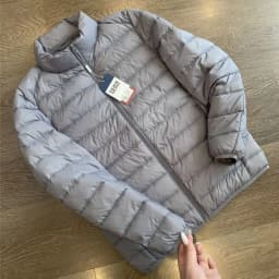 Ultra-Light Men's down Cotton Jacket Stand Collar Warmth Super Value Silk Cotton Filling Slim Fit Short Style Autumn Wear