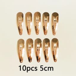 10/20/30PCS Women Basic Alloy Hairpin Silver Gold Waterdrop Shape Hair Clips Girls DIY Hairstyle Clip Fashion Hair Accessories