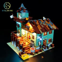 Kyglaring Led Light Up Kit For lego Old Fishing Store Model Building Block Light Set Compatible With 21310 And 16050