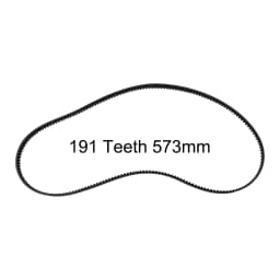 160-191 Teeth 480-573MM Multiple Sizes Bread Maker Belt Kitchen Replace Repair Parts Replacement Rubber