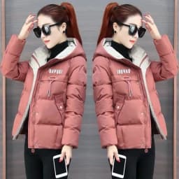 2025 Winter Warm Thicken Down Cotton Jacket Korean Loose Women'S Hooded Cotton Coat Women Parkas Bread Coat New Women Jacket