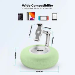 Tablet Holder Pillow Adjustable Pillow Stand With Bowl Soft Phone Holder Reading Lap Holder Cozy Laying Tablet Accessories For