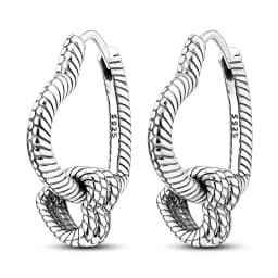 925 Sterling Silver Gold Color Circular Hoop Earrings Golden Earring Fit Original Charms Diy Fine Jewelry For Fashion Women