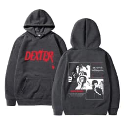 TV Play Dexter Morgan The Devil in Disguise Hoodie Men Women Casual Vintage Streetwear Male Fashion Oversized Pullover Hoodies