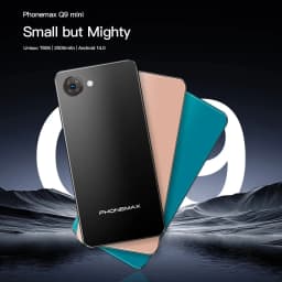 UNIWA Phonemax Q9 Mini Phone 4.0Inch QHD IPS Touch Screen Small Cell Phone 4G Android14 Small Smart Mobile 2000mAh Battery