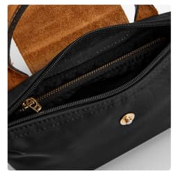 Bag Organizer Insert For The Longchamp Inner Liner Mini Pouch Handbag Inner Orderly Neat Nylon Support Bag Insert Accessories
