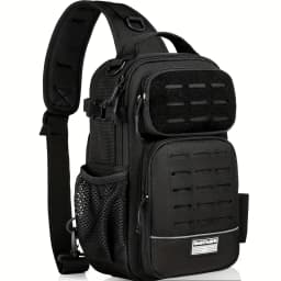 Fishing Backpack Tackle Sling Bag -Lightweight Sling Tackle Storage Bag- Fishing Backpack with Rod Holder gifts