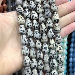 6 8 10MM Natural Stone Water Drop Turquoises Agates Quartz Jades Loose Spacer Beads For Jewelry Making DIY Bracelet Accessories