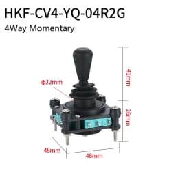 Joystick Switch CV4-YQ-04R2G 2 Direction 4 Direction Universal Direction Rocker Switch Momentary Monolever Switch