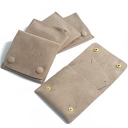 New Mini Jewelery Packaging Bags with Internal Card Necklace Ring Earrings Gift Storage Snap Button Envelope Organizer Pouch