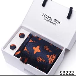 Classic Style 65 Colors Sales Silk Tie Handkerchief Cufflink Set Men Necktie Box Solid Color Sky Blue Fit Wedding Office Cravat