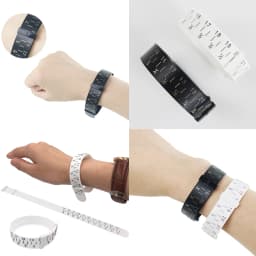 Plastic Bracelet Sizer Gauge Adjustable Bangle Measures Jewelry Making Bracelet Sizing Tools DIY Tool