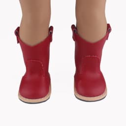 7Cm Doll Boots Pink Leather Cloth Denim Shoes Sneakers Fit 18 Inch American Doll&43cm Baby New Born Doll Girl`s Accessories Toy