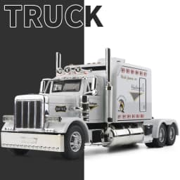 New 1/24 Alloy Trailer Truck Head Car Model Diecast Metal Container Truck Engineering Transport Vehicles Car Model Kids Toy Gift