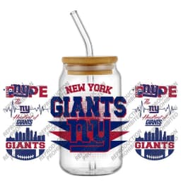 Waterproof Scratch Resistant 3D UV DTF Cup Wraps Vintage American Rugby Cold Transfer Stickers for 16oz Libbey Glass