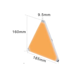 Super Thin WIFI Bluetooth USB LED Triangle Lamps TuYa APP LED Night Light For Computer Game Bedroom Decoration Indoor Wall Light