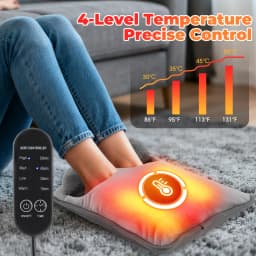 Winter Electric Foot Heating Pad USB Charging Soft Plush Washable Foot Warmer Heater Improve Sleeping Household Foot Warming Mat