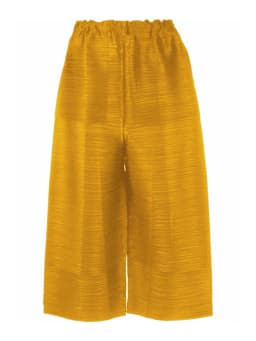 Miyake Summer New Women's Slim Pleated Open-ankle Wide-leg Pants