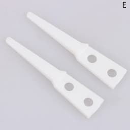 2pcs Insulated Straight Curved Tip Anti-static Ceramic Tweezers Electronic Industrial Ceramic Tweezers For Industry