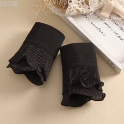 DIY Detachable Cuffs Cuff Extension Embroidery Lace Daisy Fake Sleeves Elastic Wild Wrist Pleated Organ Lolita Fake Sleeves