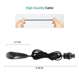5 Colors Wired Nunchuck For Nintendo Wii Game Controller Hand Curved Game Handle Controller Nunchuk For Wii Gamepad Accessories