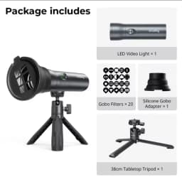 SmallRig RF 10C RGB LED Video Light Photography Flashlight 7500mAh Alloy Patterned Light 4-Color Fill Light with 20 Patterned