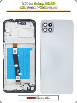 Tested LCD for Samsung Galaxy A22 5G A226B A226BR A226L Display Touch Screen Digitizer Assembly with Frame for Samsung A22 5G
