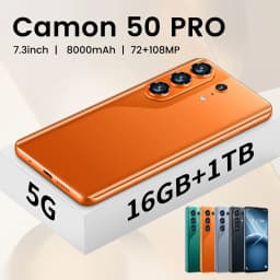 New Global Version High Quality Camon 50 Pro Standby 7.3" HD 16GB 1TB Intelligent 108M Original 7800mAh Battery Dual Card