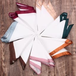 Soft Fabric Pocket Square for Men Women Suits Kerchief Men's Handkerchiefs White Square Handkerchief Towels Wedding Scarves
