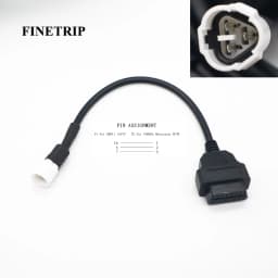 Motorcycle OBD2 Cable For Honda/Suzuki For YAMAHA For KYMCO For BMW For Ducadi For KTM Motorbike Diagnostics Connector Adapter