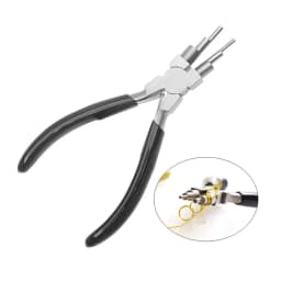 6 in 1 Bail Making Pliers for Multi-Step Ring Looping DIY Craft Carbon Steel Wire Bending Plier Jewelry Tools