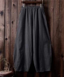 Johnature Autumn Solid Color Pockets Loose Pants 2025 New Women Vintage Elastic Waist Cotton Linen Wide Leg Full Length Pants