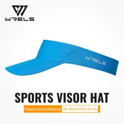 WRELS 1/2/3pcs Summer Sun Protection Empty Top Hat Breathable Sweat Absorbing Sun Visor Caps Outdoor Sport Running Tennis Caps