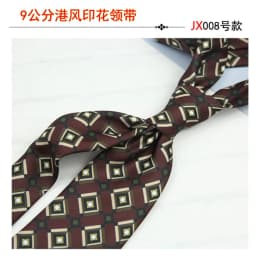 9cm Width Casual Winter Neckties Paisley Printed Neck Ties For Men Adult New Design Red Flower Silky Tie Wedding Daily Wear Gift