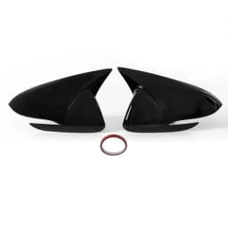 Rearview Mirror Cover For Hyundai Elantra AD 2016-2020 Black/Carbon Fiber Look Side Wing Mirror Cap Case Trim Car Accessories